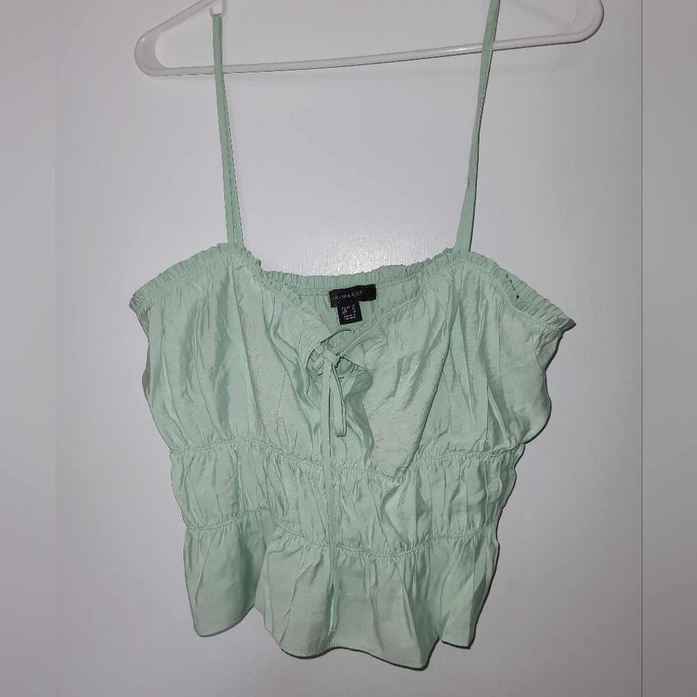 Light green top
